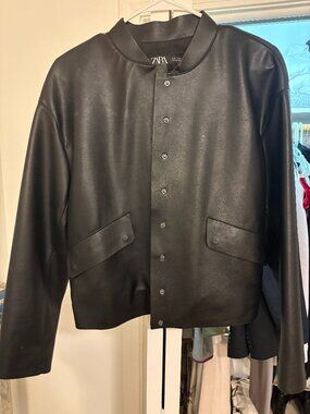 Zara Faux Leather Jacket